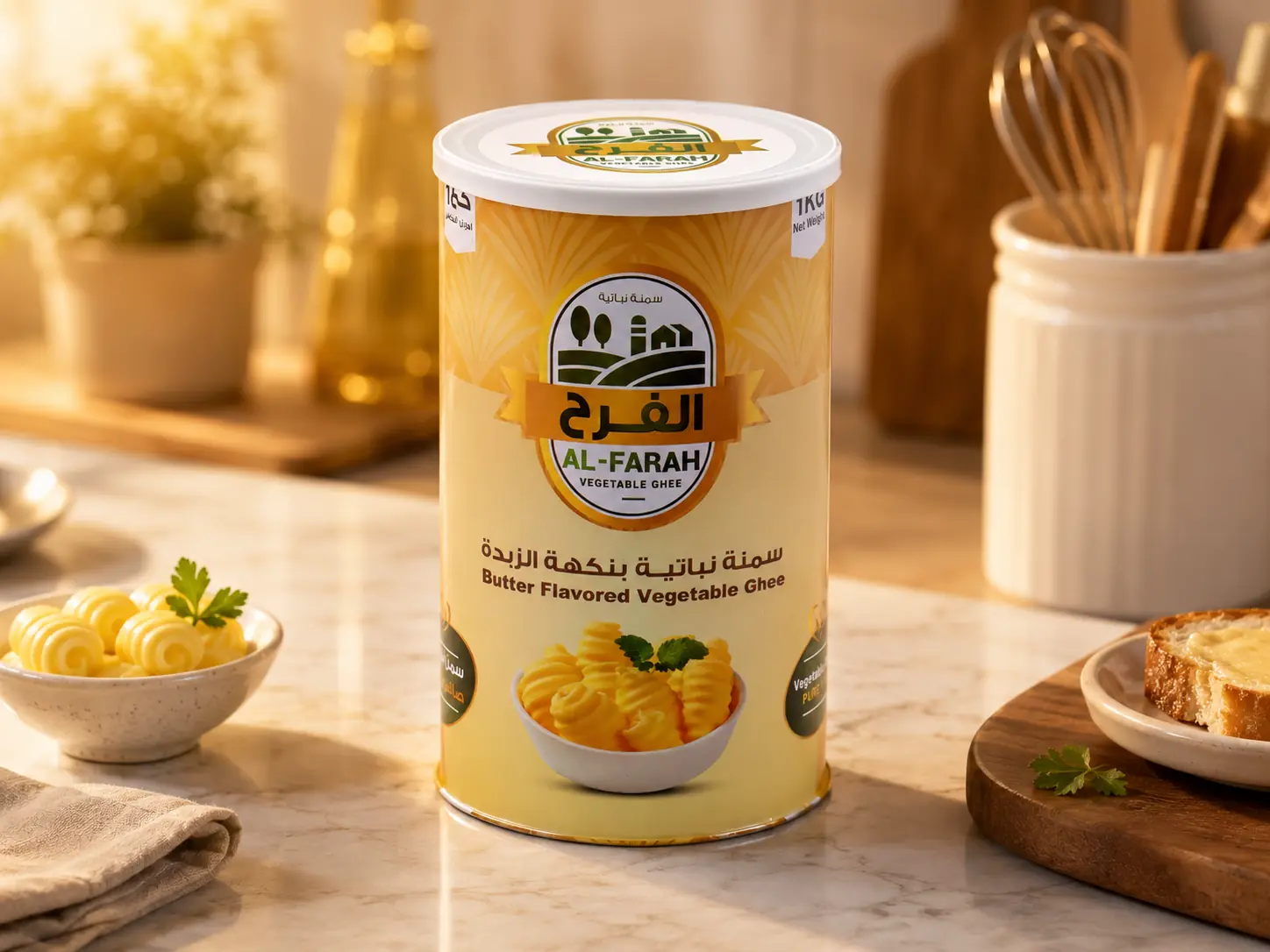 Al-Farah® Butter-Flavored Vegetable Ghee